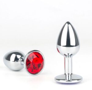 Plug Metalico Redondo Talla M Plug anal en Acero Redondo