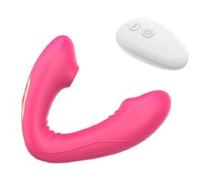 Vibrador Succionador 2 En 1 Control Remoto