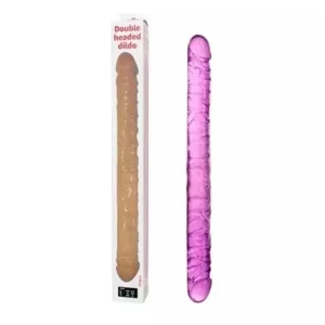 Dildo doble penetración recto 39 cm