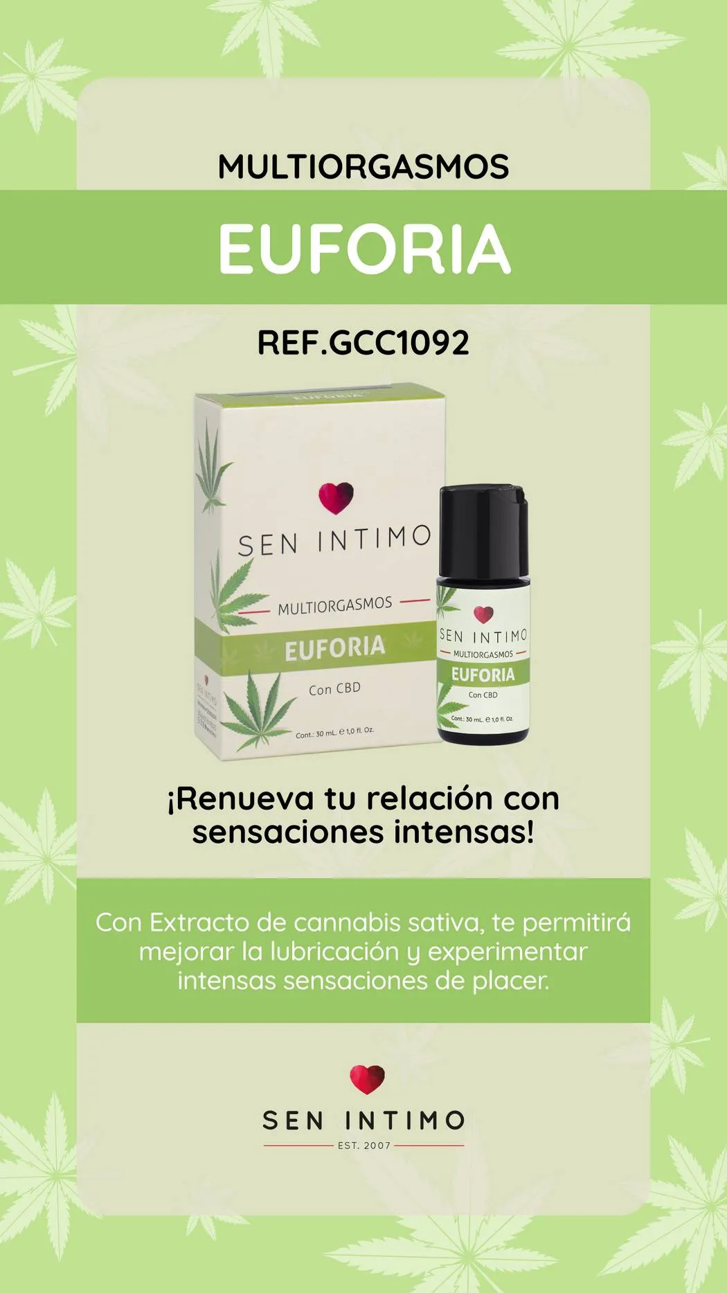 Lubricante Sen Intimo Euforia 30 Ml - Imagen 2
