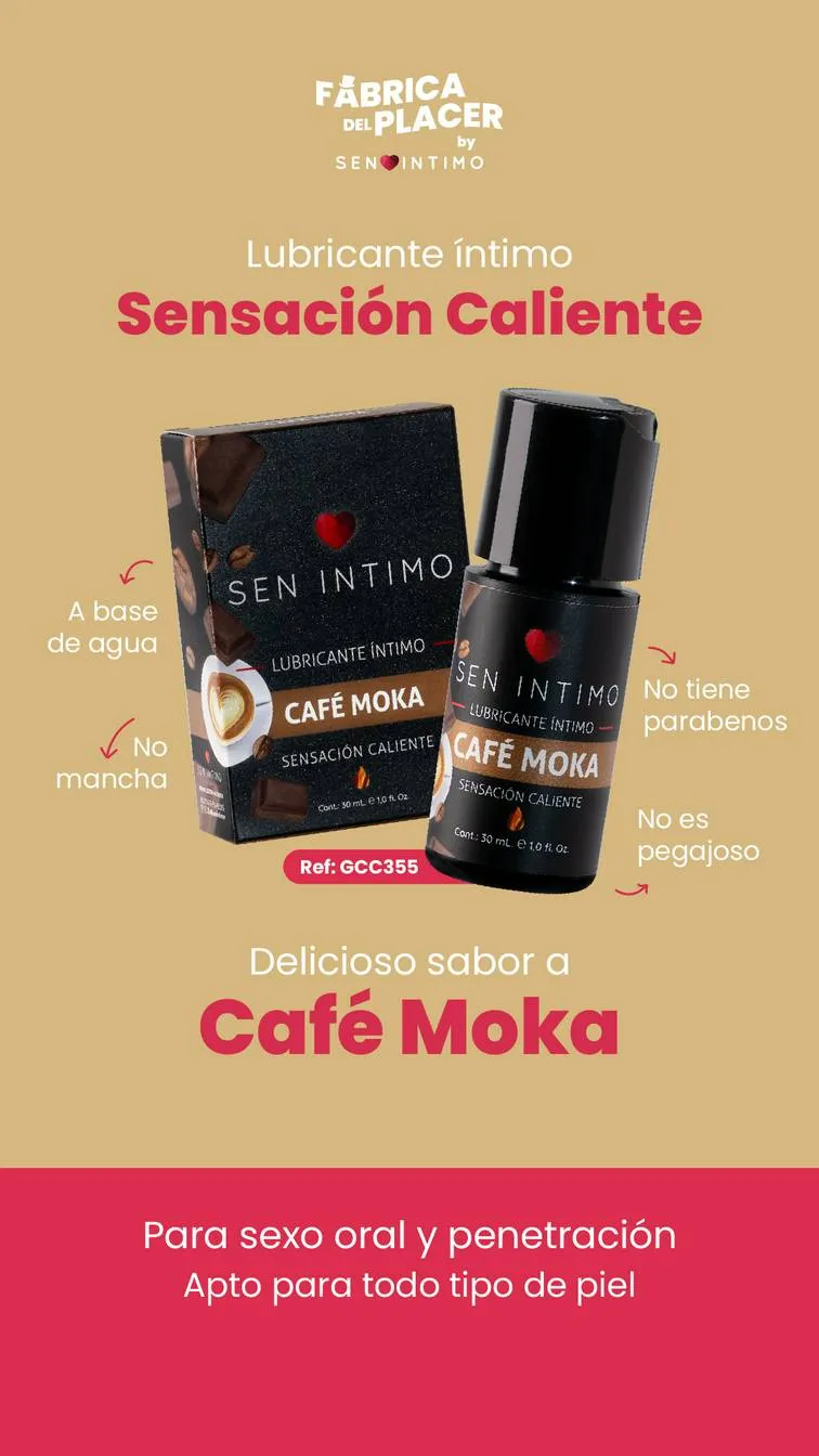 Lubricante Caliente Sen Intimo Café Moka - Imagen 2