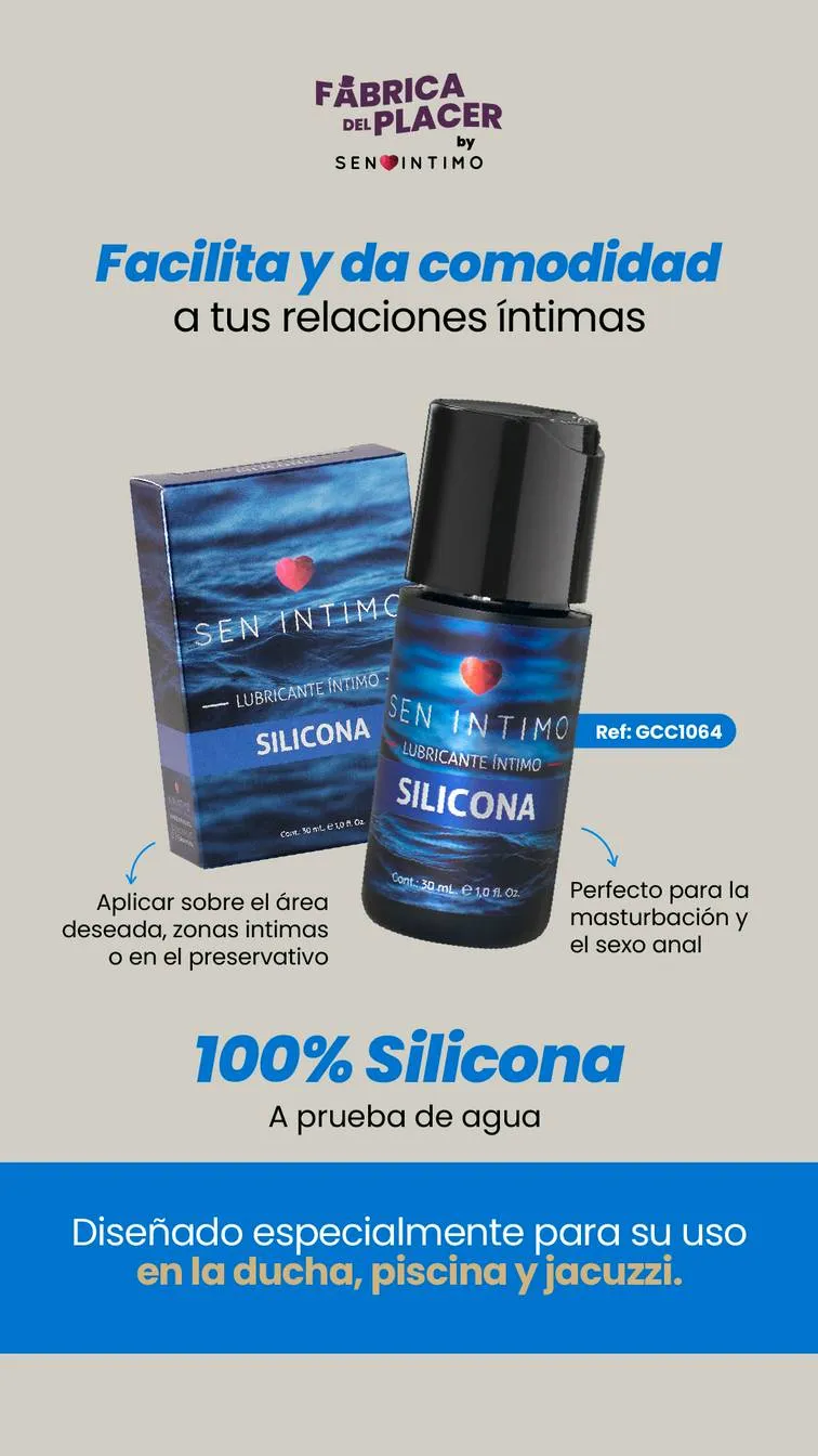 Lubricante Intimo Silicona X 30 ml Sen Intimo - Imagen 3