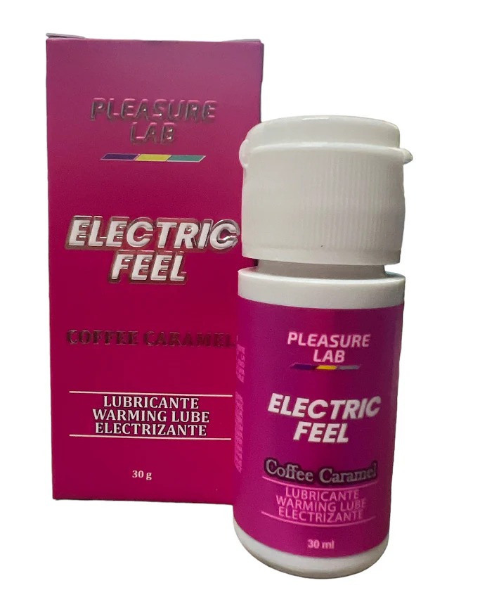 Lubricante Electrizante 3 en 1 Electric Feel Sabor Coffee Caramel.