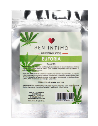 euforia sachet Multiorgasmos Euforia con CBD x 7 ml by Sen Íntimo
