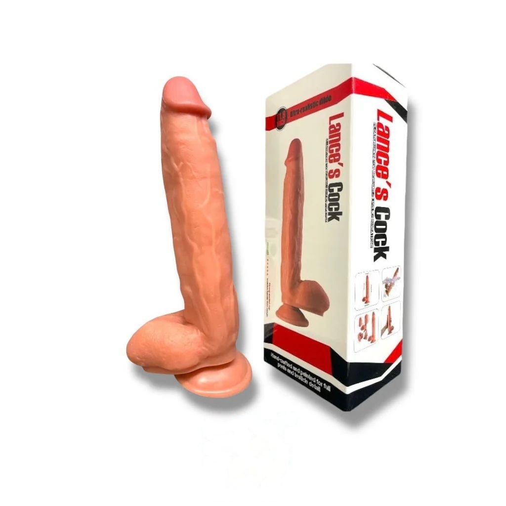 LANCE 30CM PIEL Dildo Lances Cock 11.8″ (30 CMS)