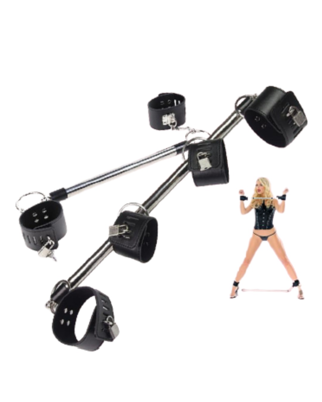 Barras de Sometimiento para Tobillos y Muñecas 4 candados
