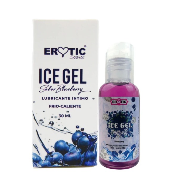 Lubricante Intimo Frio-Caliente Sabor Blueberry x 40 ml. By Erotic.