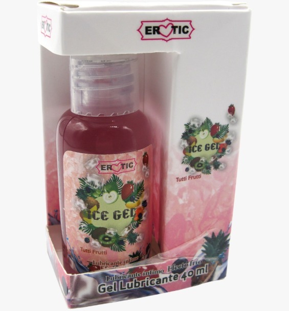 Lubricante Intimo Frio-Caliente Sabor Tutti Frutti x 40 ml. By Erotic.
