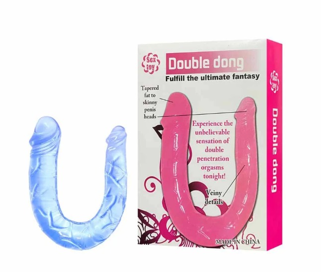 1 Dildo Dual Curvo doble penetración