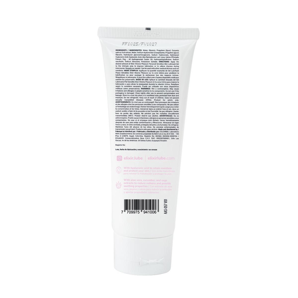 Lubricante Íntimo Piel Sensible de Elixir - Imagen 3