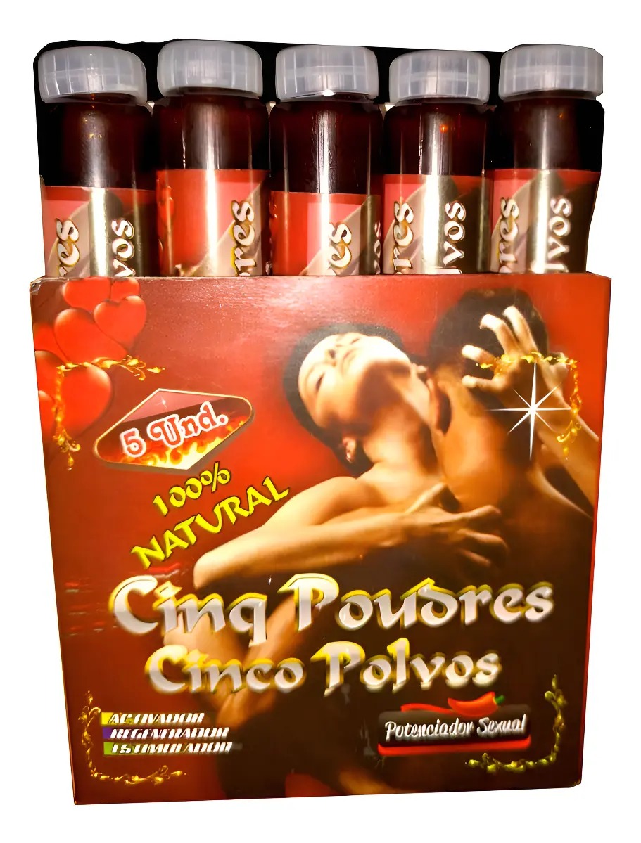 cinco polvo Potencializador Cinco Polvos Caja 5 und x 20 ml.