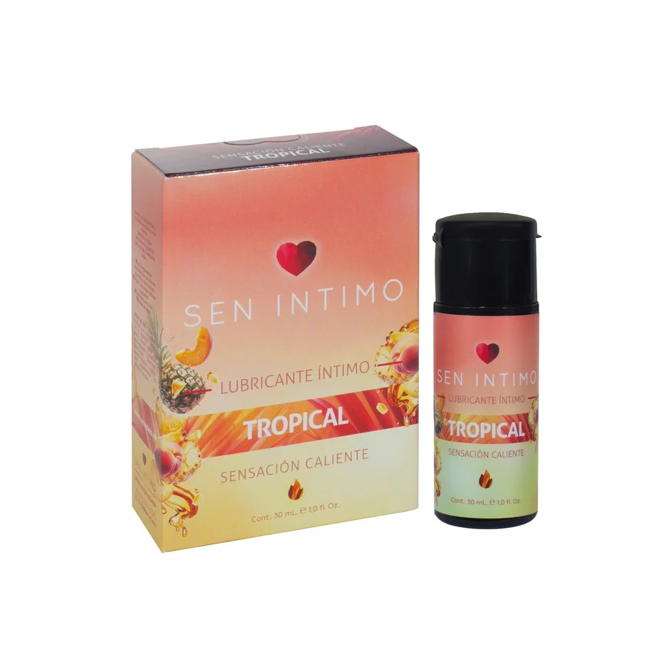 Lubricante Íntimo Caliente con Sabor Tropical 30 ml – Sen Íntimo